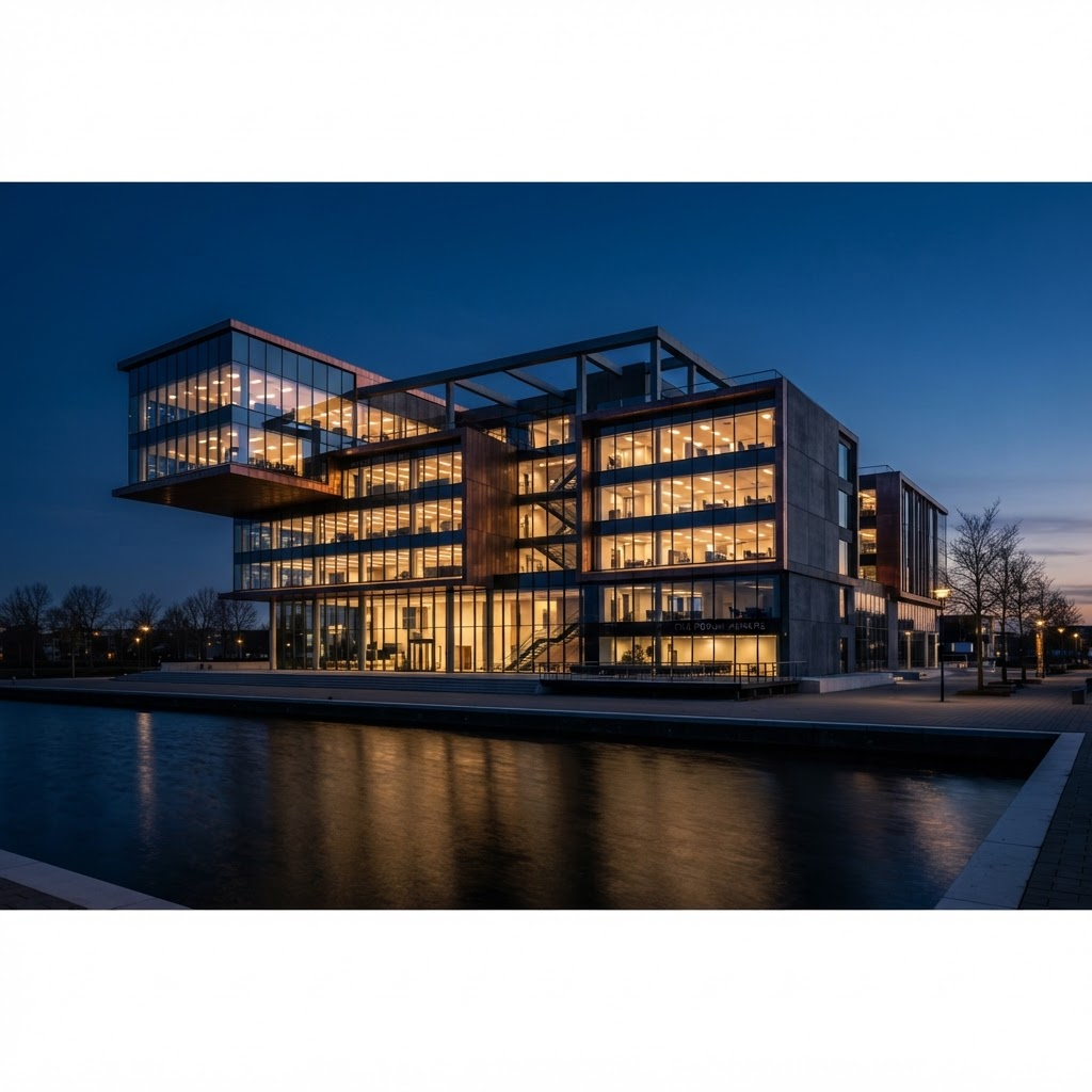 Modern office architecture in Almere